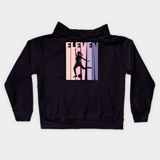 11 Years Soccer 11Th Football Player Kids Hoodie